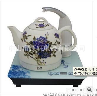 品牌家电凯轩陶瓷电茶壶 自动上水电热水壶二合一自动加水 抽水茶具茶炉